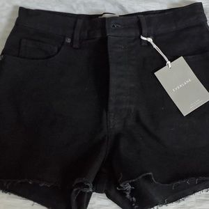 Everlane Cheeky Denim Short (Black)
